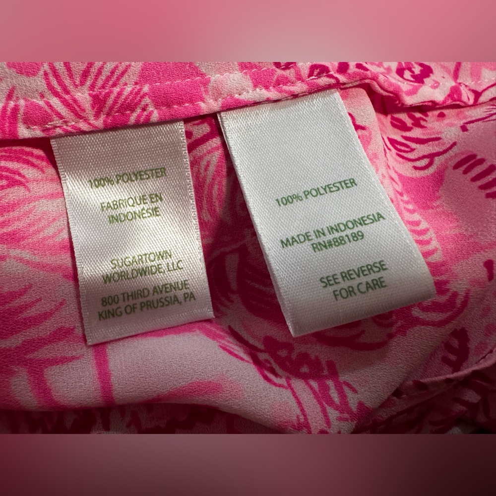 Lilly Pulitzer Pamala Top in Paradise Pink size Small - Picture 15 of 15